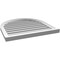 Ekena Millwork Round Top Surface Mount PVC Gable Vent: Functional, w/ 2"W x 2"P Brickmould Sill Frame, 28"W x 28"H GVPRT28X2803SF - alternate 5